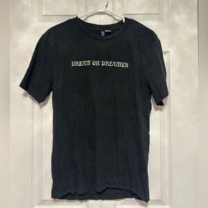 H&M Black 'Dream or Dreamer' Tee
